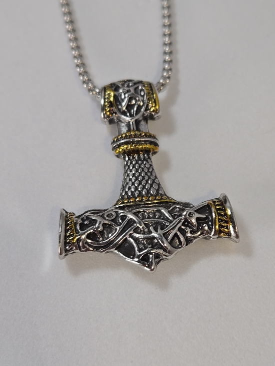 stainless steel viking locket
